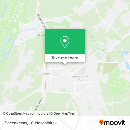 Российская, 10 map