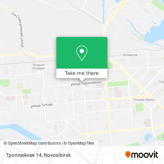 Троллейная 14 map