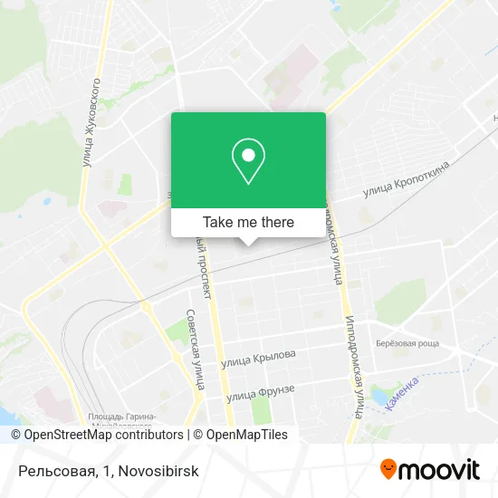 Рельсовая, 1 map