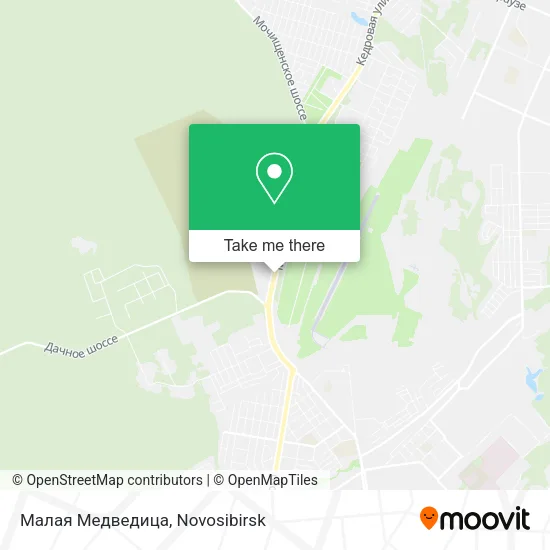 Малая Медведица map