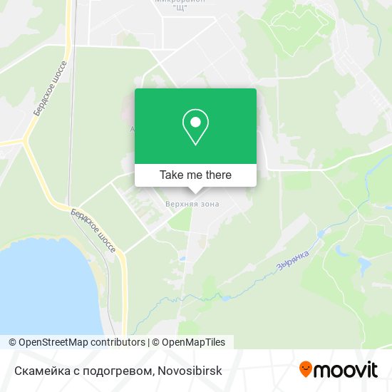 Скамейка с подогревом map