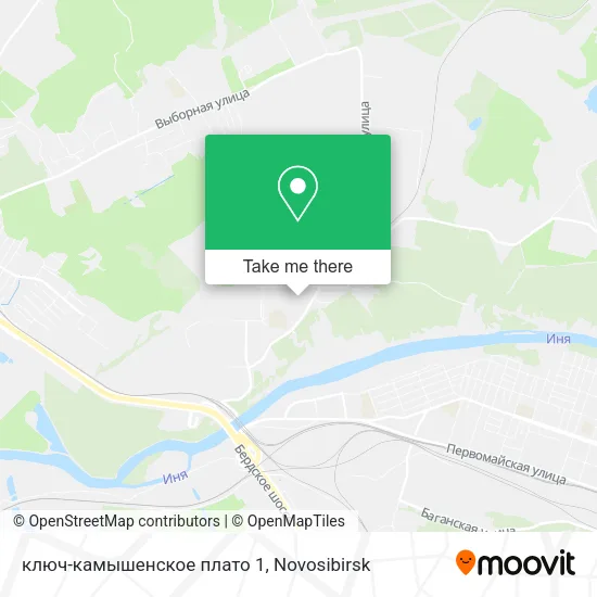 ключ-камышенское плато 1 map