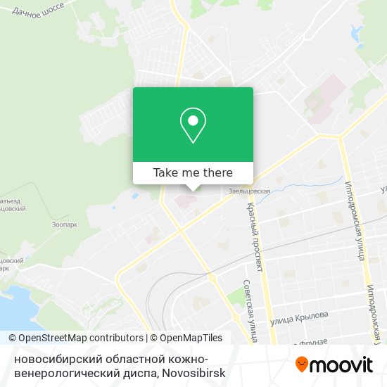 новосибирский областной кожно-венерологический диспа map