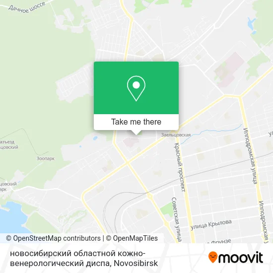 новосибирский областной кожно-венерологический диспа map