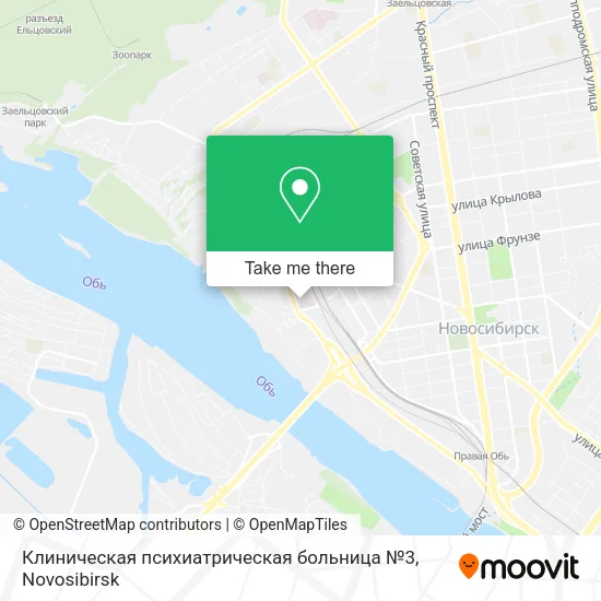 Клиническая психиатрическая больница №3 map