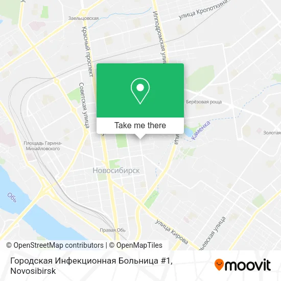 Городская Инфекционная Больница #1 map