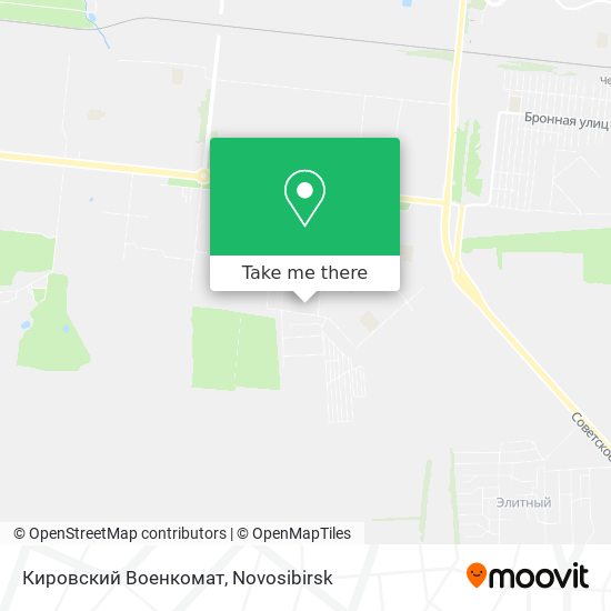 Кировский Военкомат map