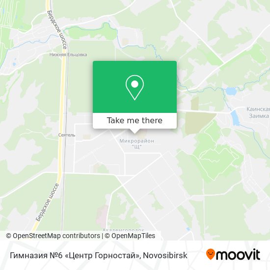 Гимназия №6 «Центр Горностай» map