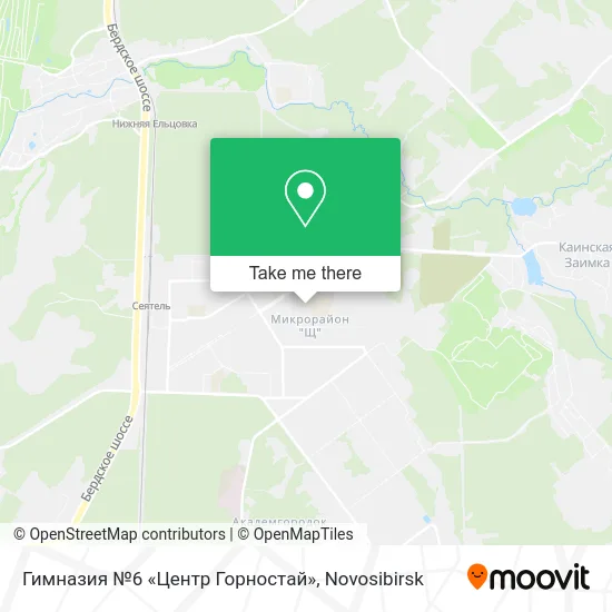 Гимназия №6 «Центр Горностай» map
