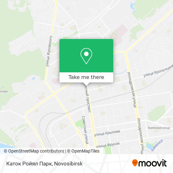 Каток Ройял Парк map