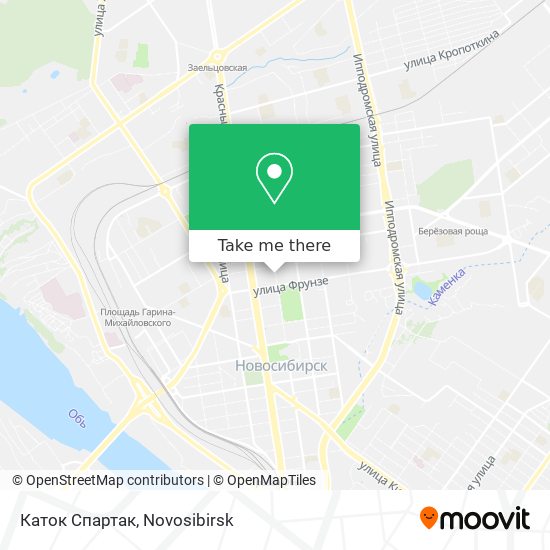 Каток  Спартак map