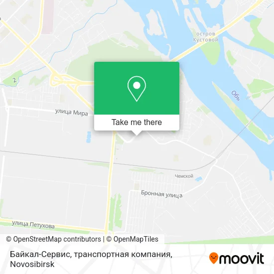 Байкал-Сервис, транспортная компания map