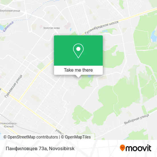 Панфиловцев 73а map