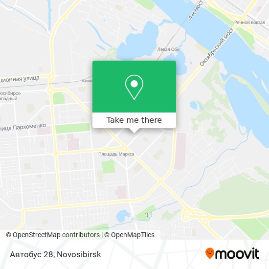 Автобус 28 map