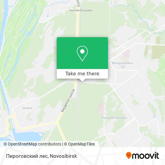 Пироговский лес map