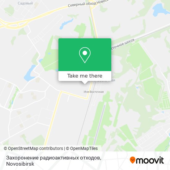 Захоронение радиоактивных отходов map