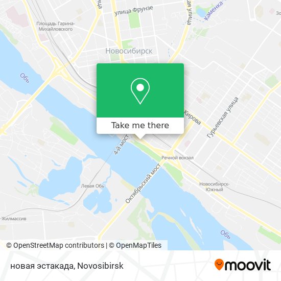новая эстакада map