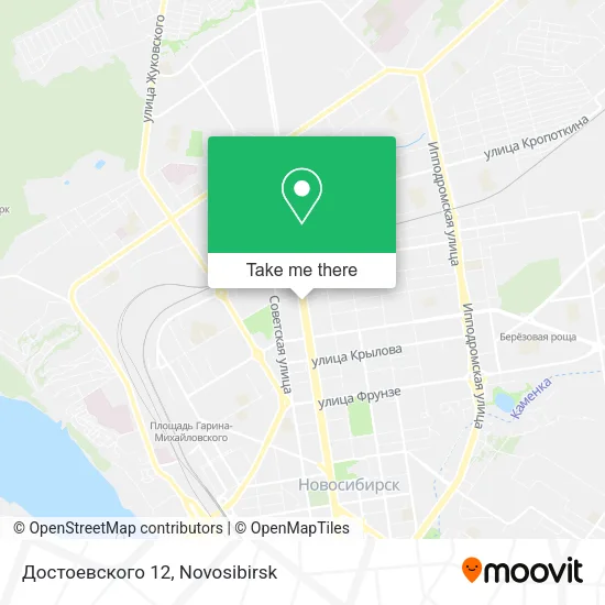 Достоевского 12 map