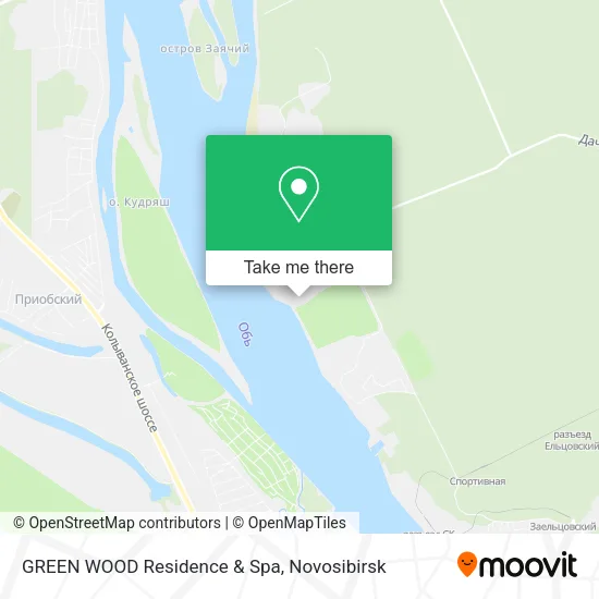 GREEN WOOD Residence & Spa map
