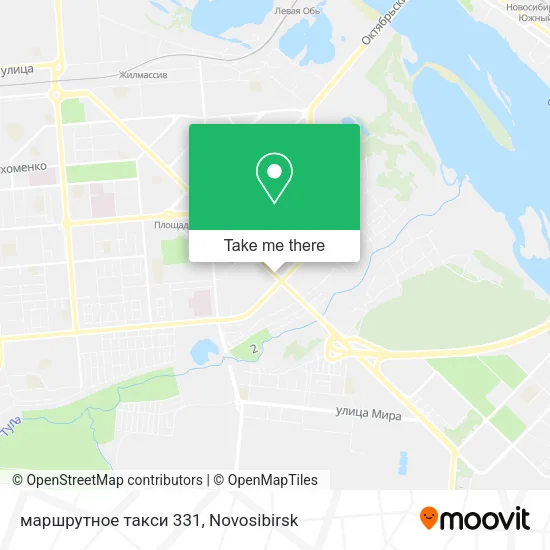 маршрутное такси 331 map