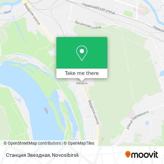 Станция Звездная map