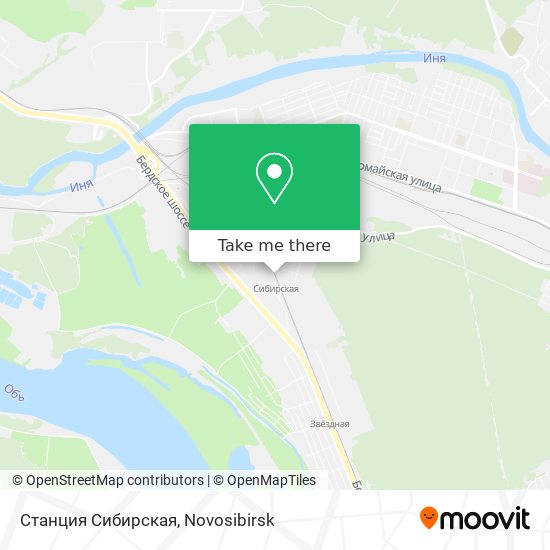 Станция Сибирская map