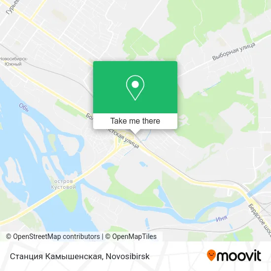 Станция Камышенская map