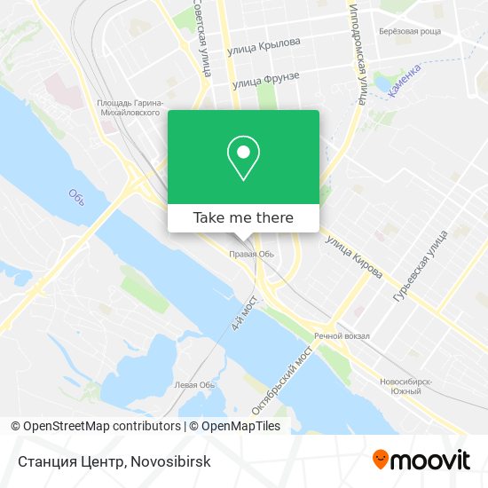 Станция Центр map