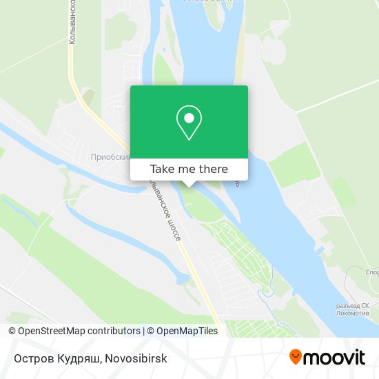 Остров Кудряш map