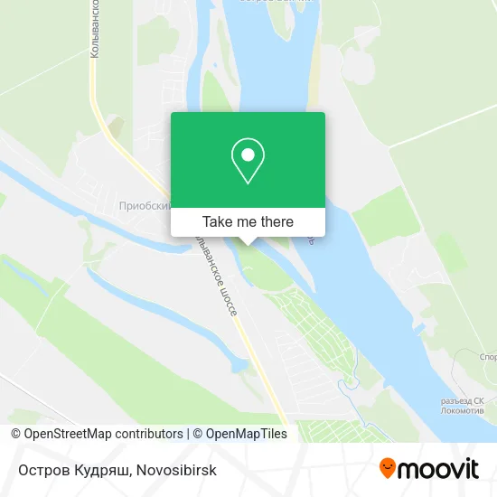 Остров Кудряш map