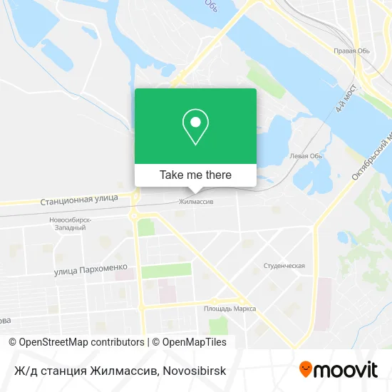 Ж/д станция Жилмассив map
