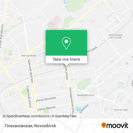 Плехановская map