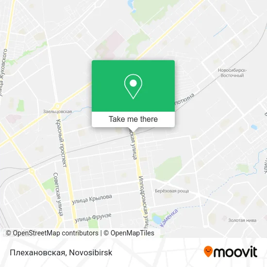 Плехановская map