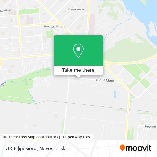 ДК Ефремова map