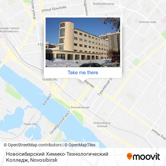 Новосибирский Химико-Технологический Колледж map