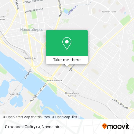 Столовая Сибгути map