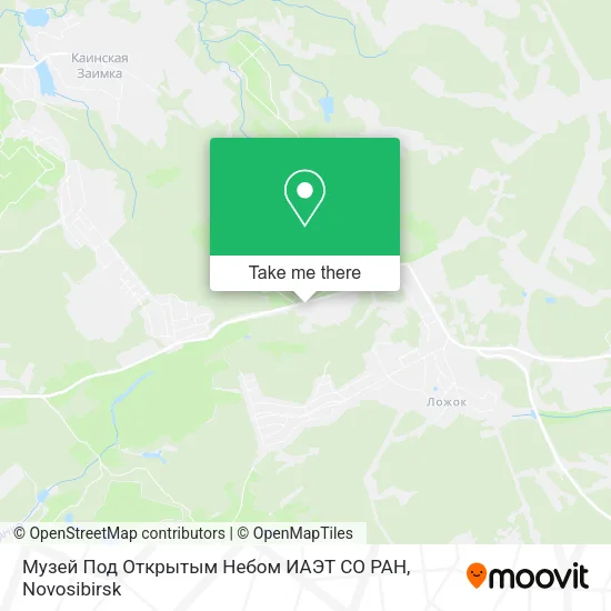 Музей Под Открытым Небом ИАЭТ СО РАН map