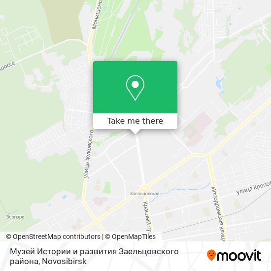 Музей Истории и развития Заельцовского района map