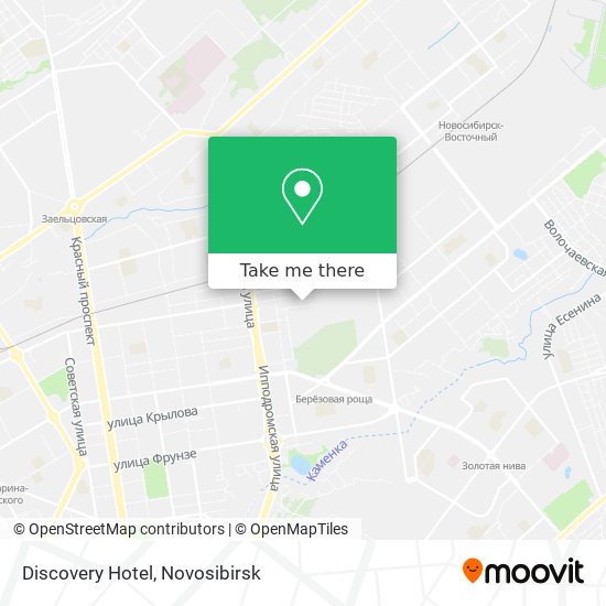 Discovery Hotel map