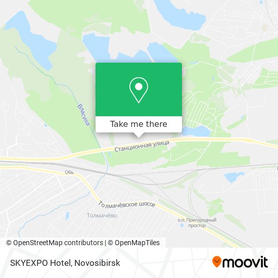 SKYEXPO Hotel map