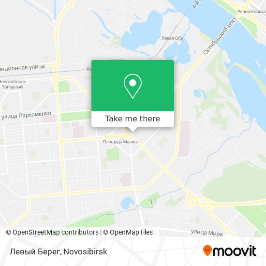 Левый Берег map