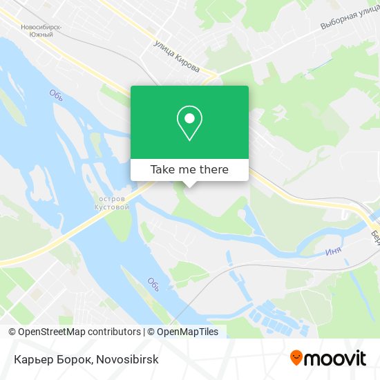 Карьер Борок map