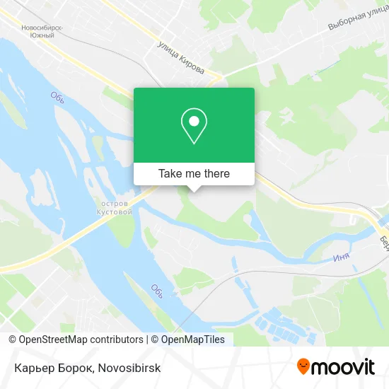 Карьер Борок map