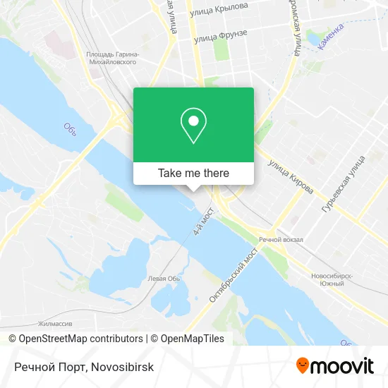 Речной Порт map