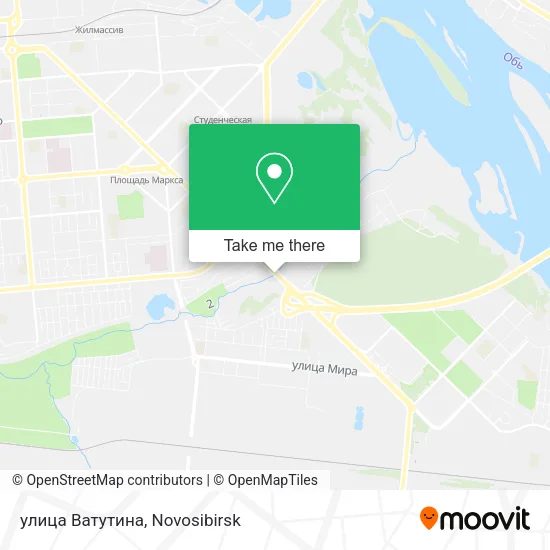 улица Ватутина map