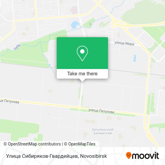 Улица Сибиряков-Гвардейцев map