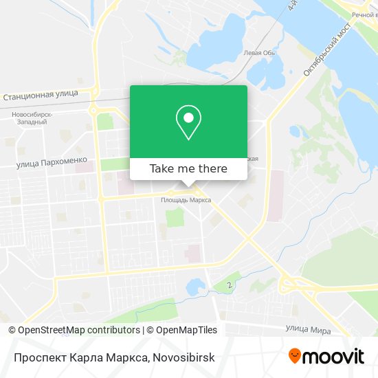 Проспект Карла Маркса map