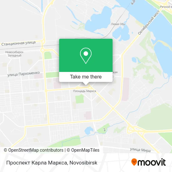 Проспект Карла Маркса map