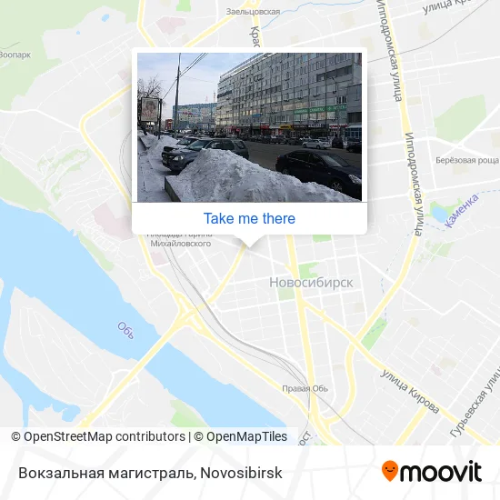 Вокзальная магистраль map