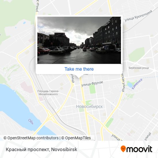 Красный проспект map